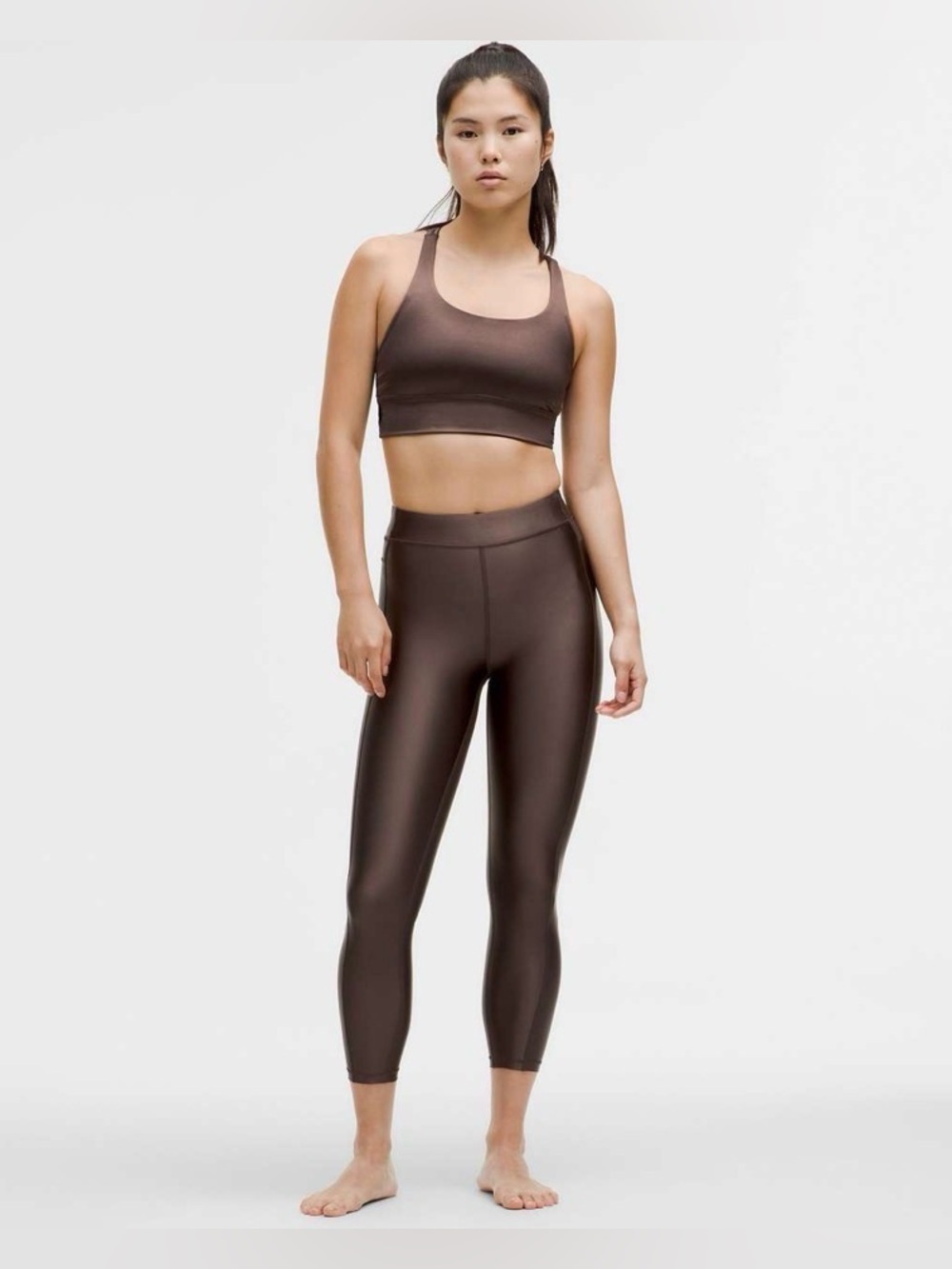 Lululemon Satin Shine High-Rise Tight
25" in Espresso